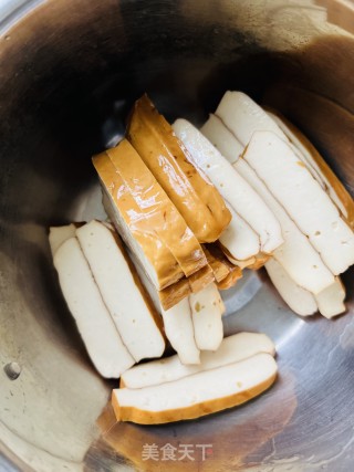 香干土豆炒肉片步骤7