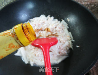 萝卜丝炒白虾米步骤9