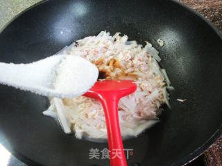 萝卜丝炒白虾米步骤12