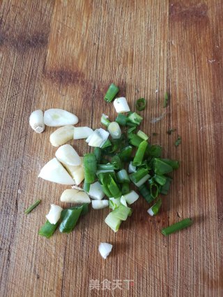 青菜炒鸡蛋步骤4
