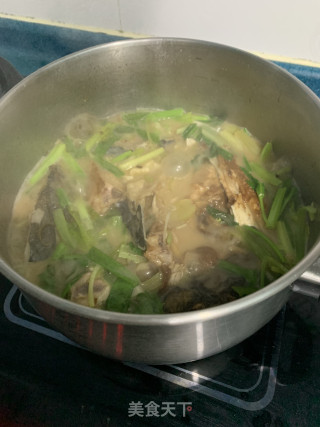 豆腐鱼头煲步骤14