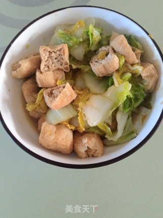 白菜炖豆腐泡步骤14 白菜炖豆腐泡步骤14