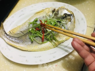 清蒸大黄鱼步骤7