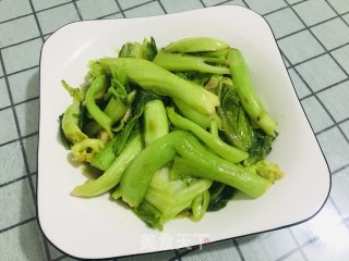 蒜香芥菜步骤6