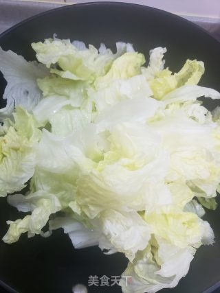 鸡汁蚝油圆生菜步骤4