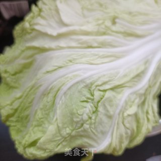 “白菜”虾酱炒白菜步骤1 “白菜”虾酱炒白菜步骤1