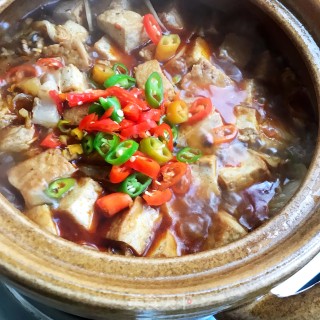 土锅白菜炖豆腐步骤11 土锅白菜炖豆腐步骤11