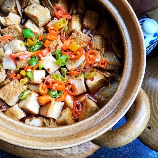 土锅白菜炖豆腐步骤13 土锅白菜炖豆腐步骤13