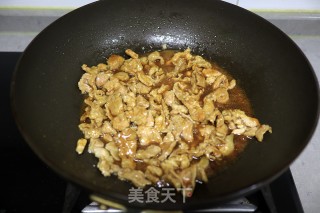 肉片炒腐竹苦瓜步骤6