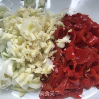 辣皮子炒藕片步骤4