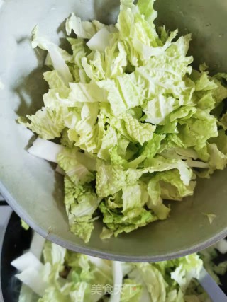 肉末酱香白菜步骤3