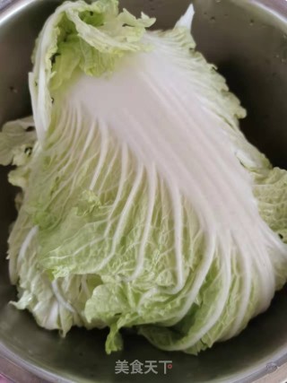 肉末酱香白菜步骤1
