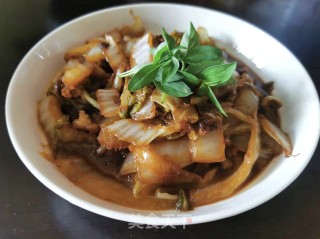 肉末酱香白菜步骤6