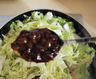 肉末酱香白菜步骤4