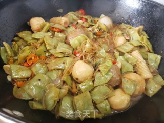 梅豆丸子炖粉条步骤7