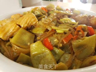 梅豆丸子炖粉条步骤9