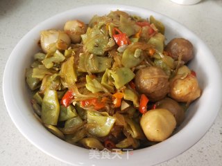 梅豆丸子炖粉条步骤8