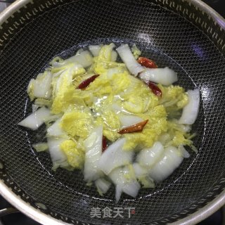 白菜粉丝丸子汤步骤4