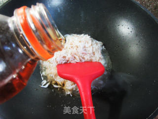 韭菜炒白虾米步骤2