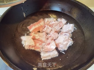 排骨炖黄金勾豆角步骤3