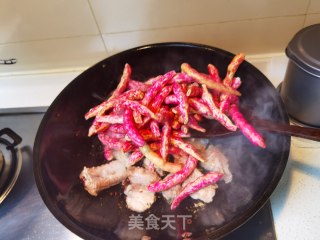 排骨炖黄金勾豆角步骤10