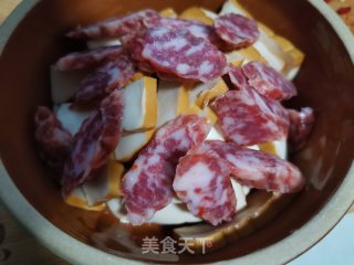香肠蒸腊香干步骤3 香肠蒸腊香干步骤3