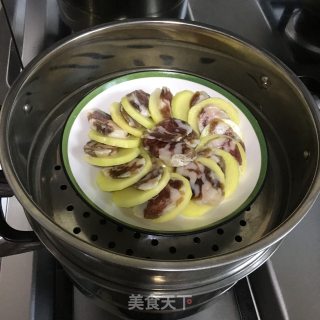腊肠蒸土豆步骤4