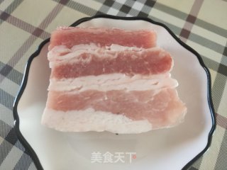 肉片炒紫菜头步骤3