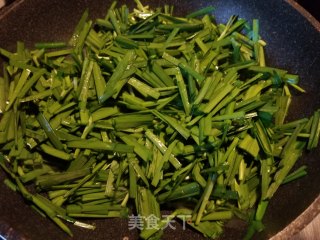 韭菜虾仁步骤5
