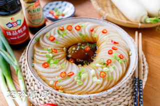鲜蒸白萝卜步骤5