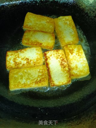香煎二面黄豆腐步骤2