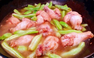 #炖菜#豆角焖鸡翅根步骤8