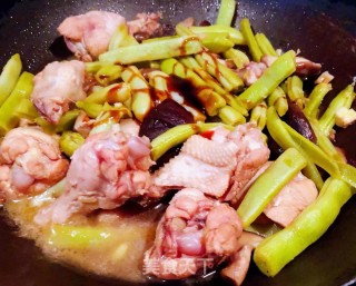 #炖菜#豆角焖鸡翅根步骤10