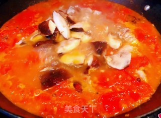 #炖菜#番茄香菇排骨煲步骤9