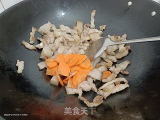 小炒五花肉步骤5
