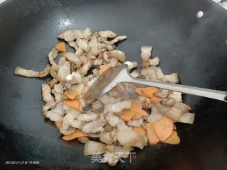 小炒五花肉步骤6