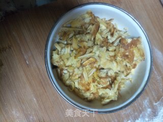 菠萝蜜的边角料炒鸡蛋步骤7