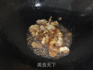 五花肉炒韭菜步骤6