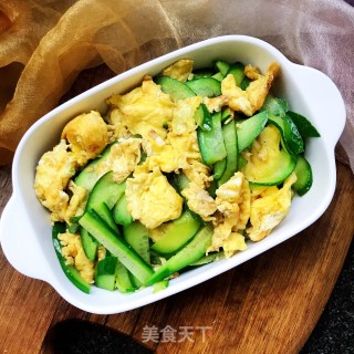 小青瓜炒蛋步骤9