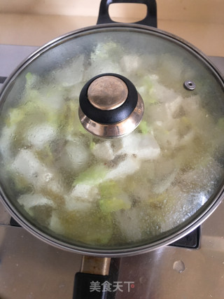 肉末豆腐炖白菜步骤8