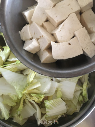 肉末豆腐炖白菜步骤7
