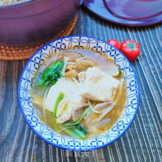 辣白菜炖豆腐步骤18