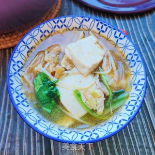 辣白菜炖豆腐步骤19