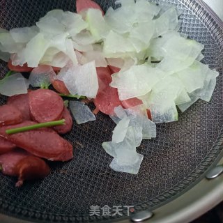 蒜蓉肠炒冬瓜步骤9