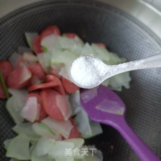 蒜蓉肠炒冬瓜步骤10