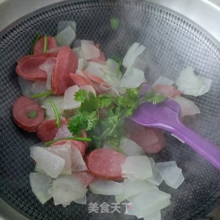 蒜蓉肠炒冬瓜步骤12