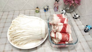 金针菇肥牛卷步骤1