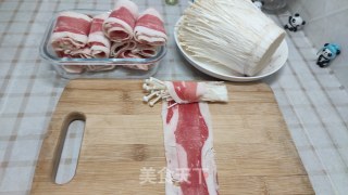 金针菇肥牛卷步骤2