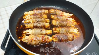 金针菇肥牛卷步骤9