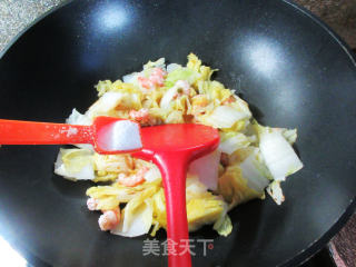 虾仁炒大白菜步骤7 虾仁炒大白菜步骤7